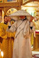 Архиерейское богослужение в Неопалимовском храме микрорайона ВНИИПО города Балашихи